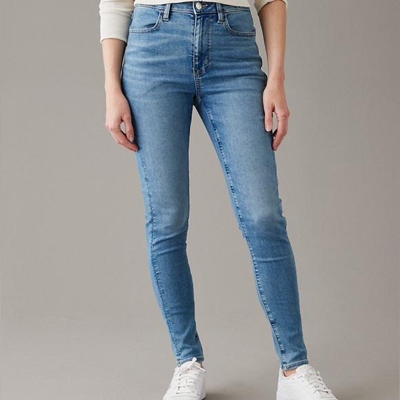 American Eagle Next Level Stretch Hi Rise Jeggings - Picture 1 of 10